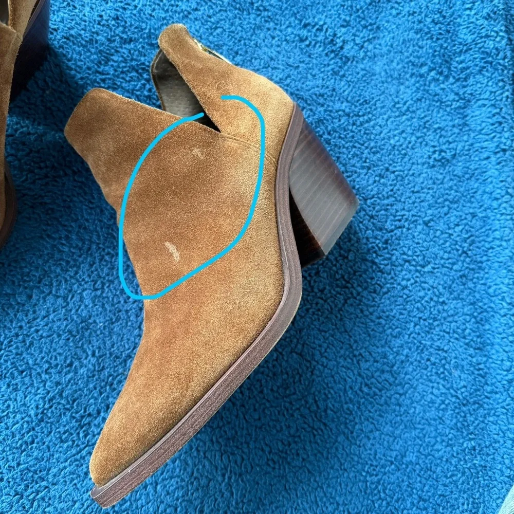Sz 7 — Vince Camuto Bibestie suede ankle booties - Picture 8 of 12
